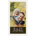 wallsthatspeak 9x21 white Picture Frame for Puzzles Posters Photos or Artwork