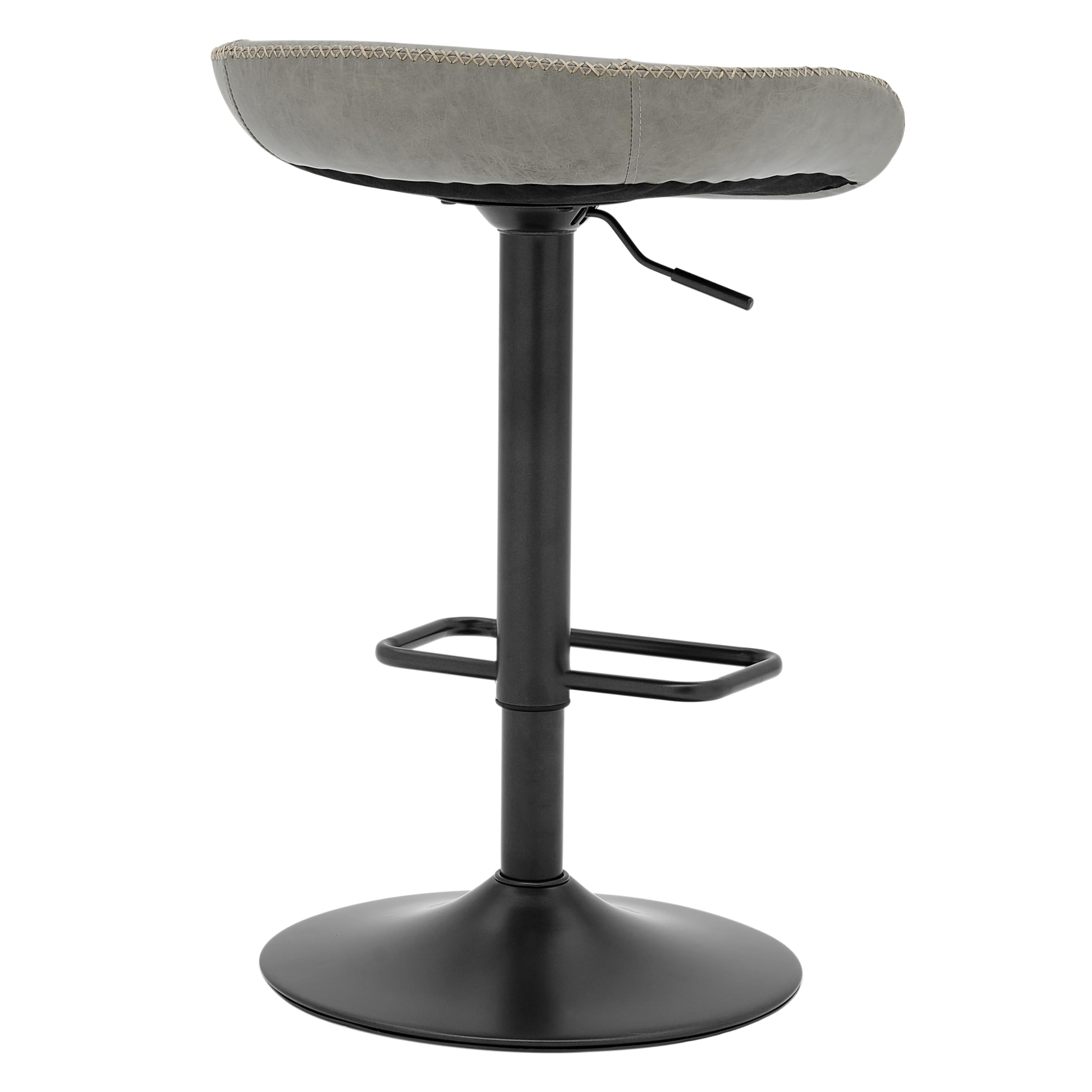 Npd Furniture And More Rogue Kd Pu Gaslift Bar Stool, (Set Of 2)