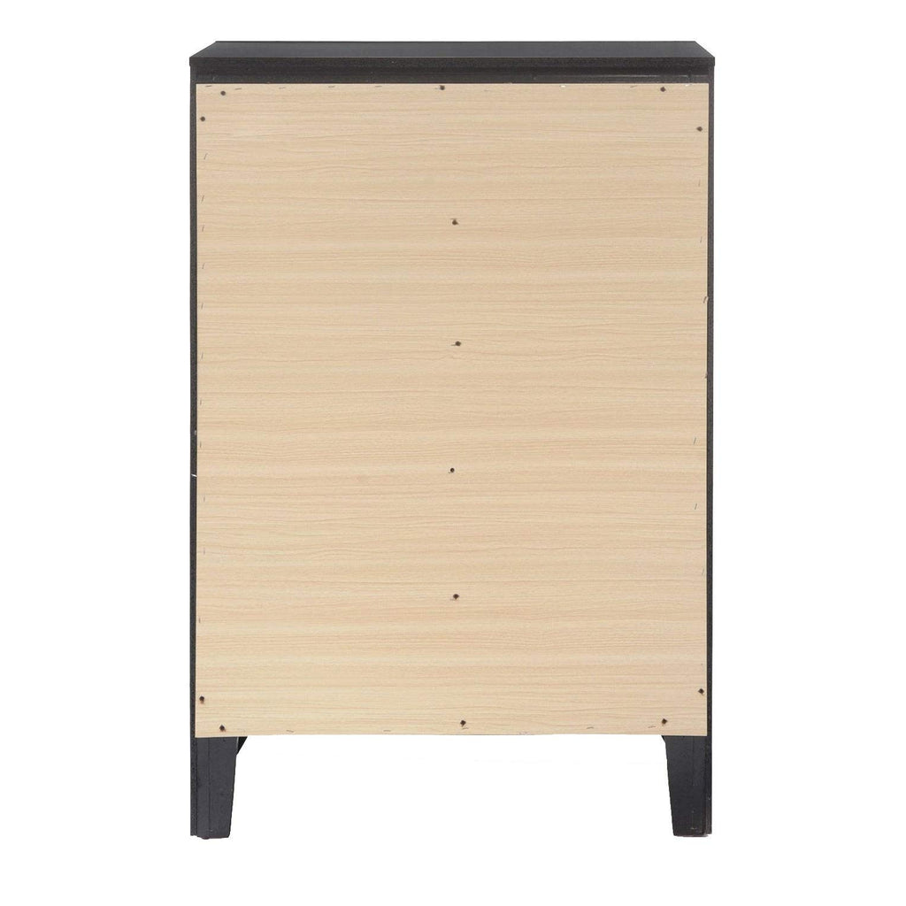 Acme Ireland 5 Drawer Chest in Black
