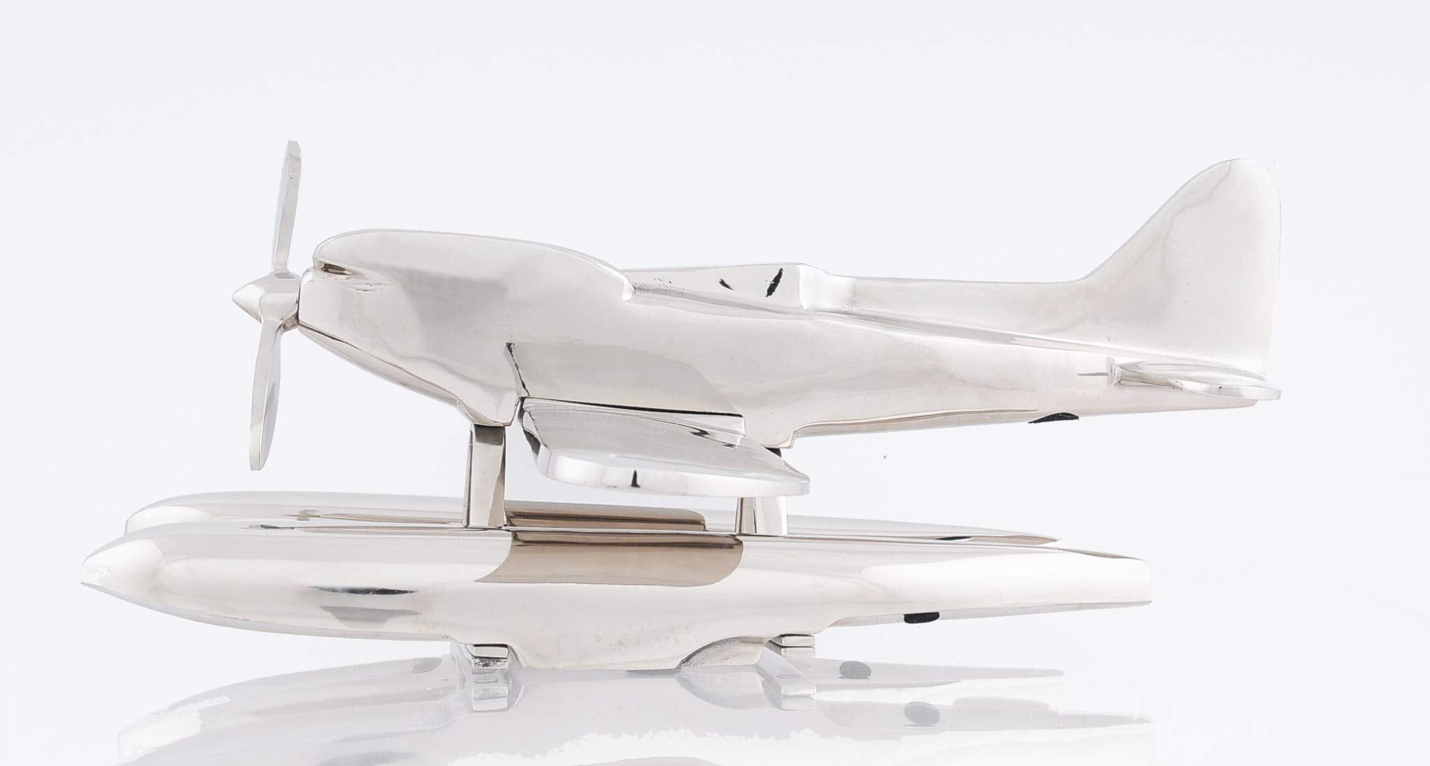 HomeRoots Decor 17-inch x 16.5-inch x 7-inch Alum Seaplane