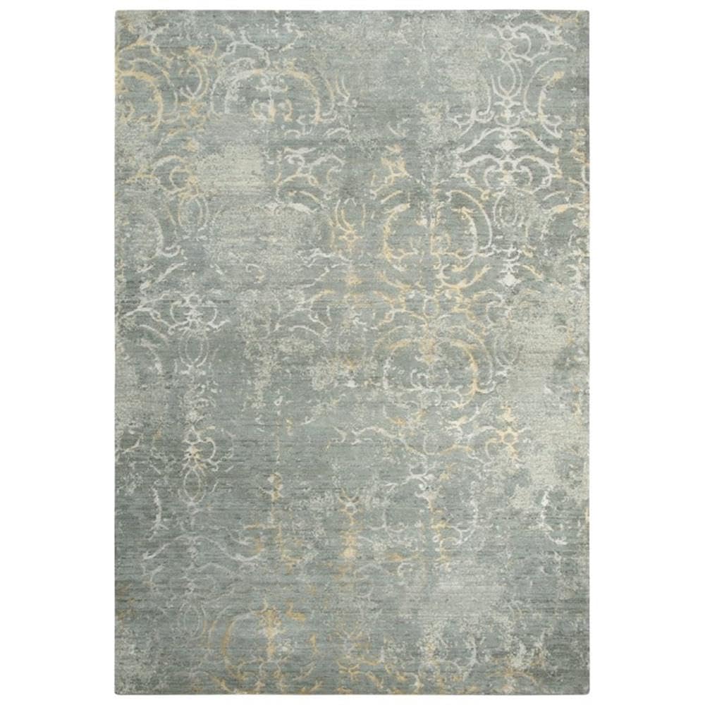 Rizzy Home Alora Decor Essential 5' X 8' Scroll Gray/Ivory Hybrid Area Rug