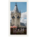 wallsthatspeak 17x34 white Picture Frame for Puzzles Posters Photos or Artwork