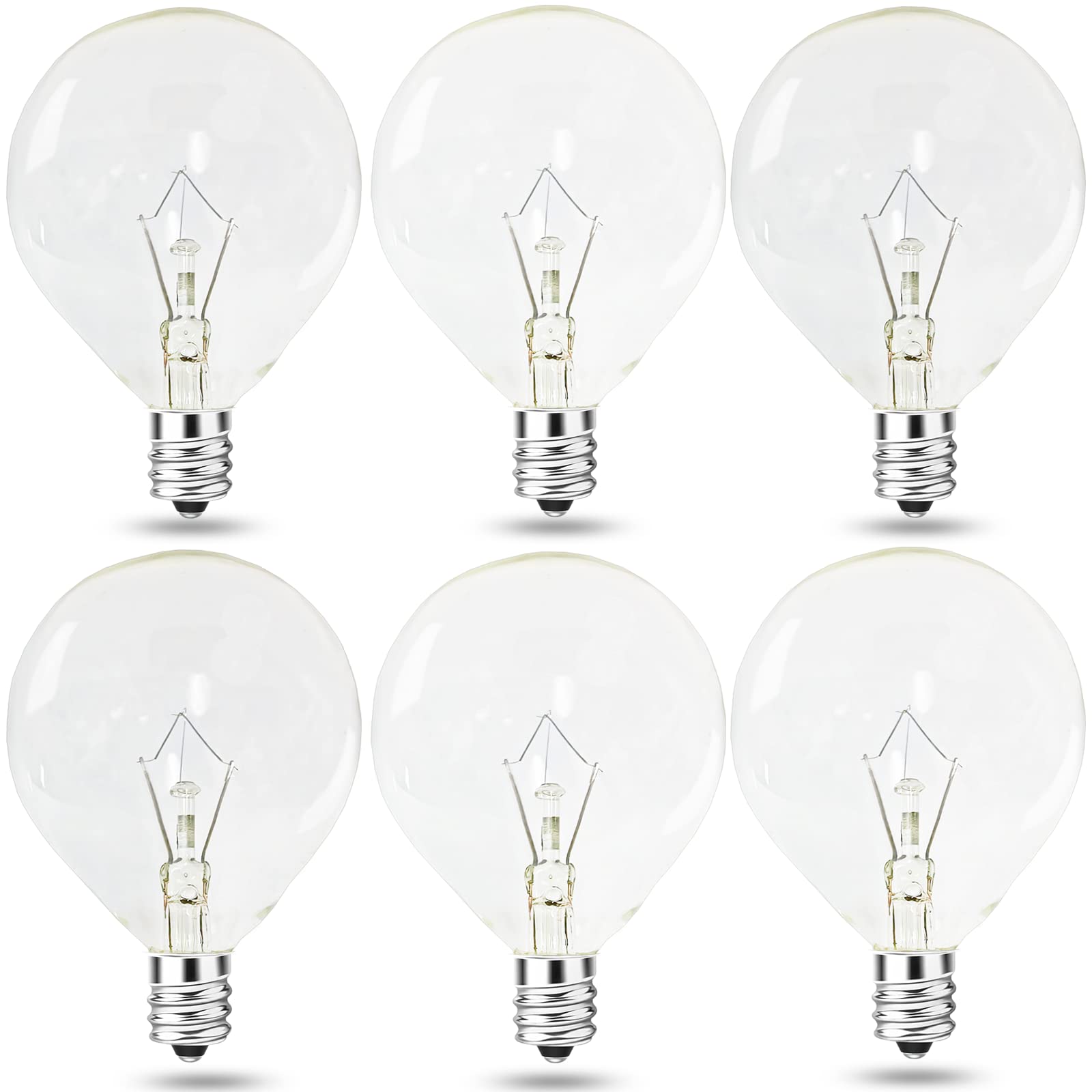 MEQIQTEK Scents Light Bulbs for Warmer - 25 Watt Bulb for Full Size Wax Melt Warmers, Replacement Bulb for Wax Warmer Burner Can