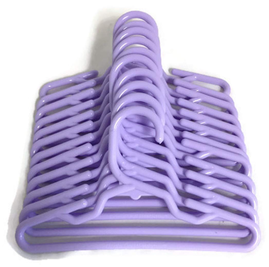 12 Lavender And 12 Pink Hangers(2 Dozen) For 14 Inch Doll Clothes