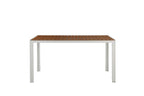 Pangea Home Breeze-3 Pc Whttk Dining Set, Teak