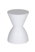 Pangea Home Bongo Side Table, White
