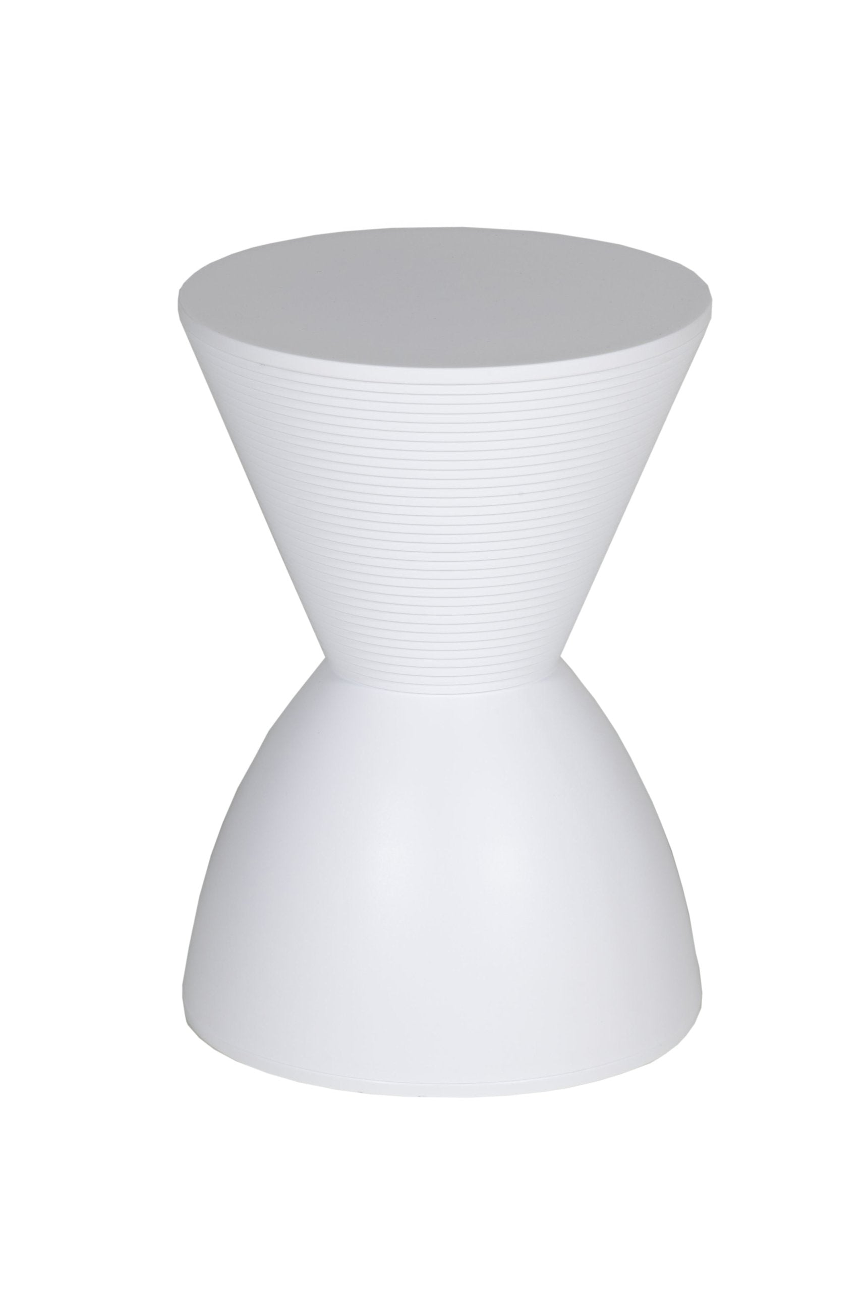 Pangea Home Bongo Side Table, White