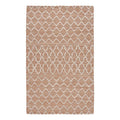 Kosas Home Sonora 96 x 120 Polyester Fabric Accent Rug in Terracotta/Ivory