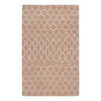 Kosas Home Sonora 96 x 120 Polyester Fabric Accent Rug in Terracotta/Ivory