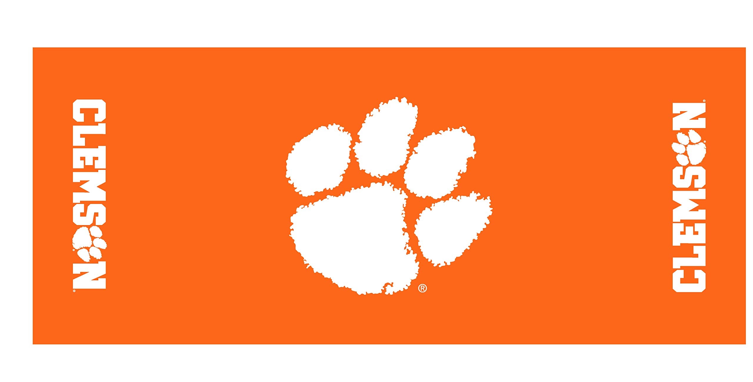Collegiate Kwik-Covers Rectangle Plastic Table Covers, Bundle Of 2 (Clemson University, 6')