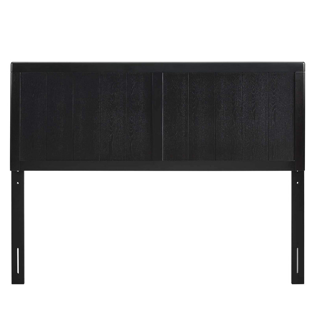 Modway Mod-6219-Blk Robbie King Wood Headboard, Black