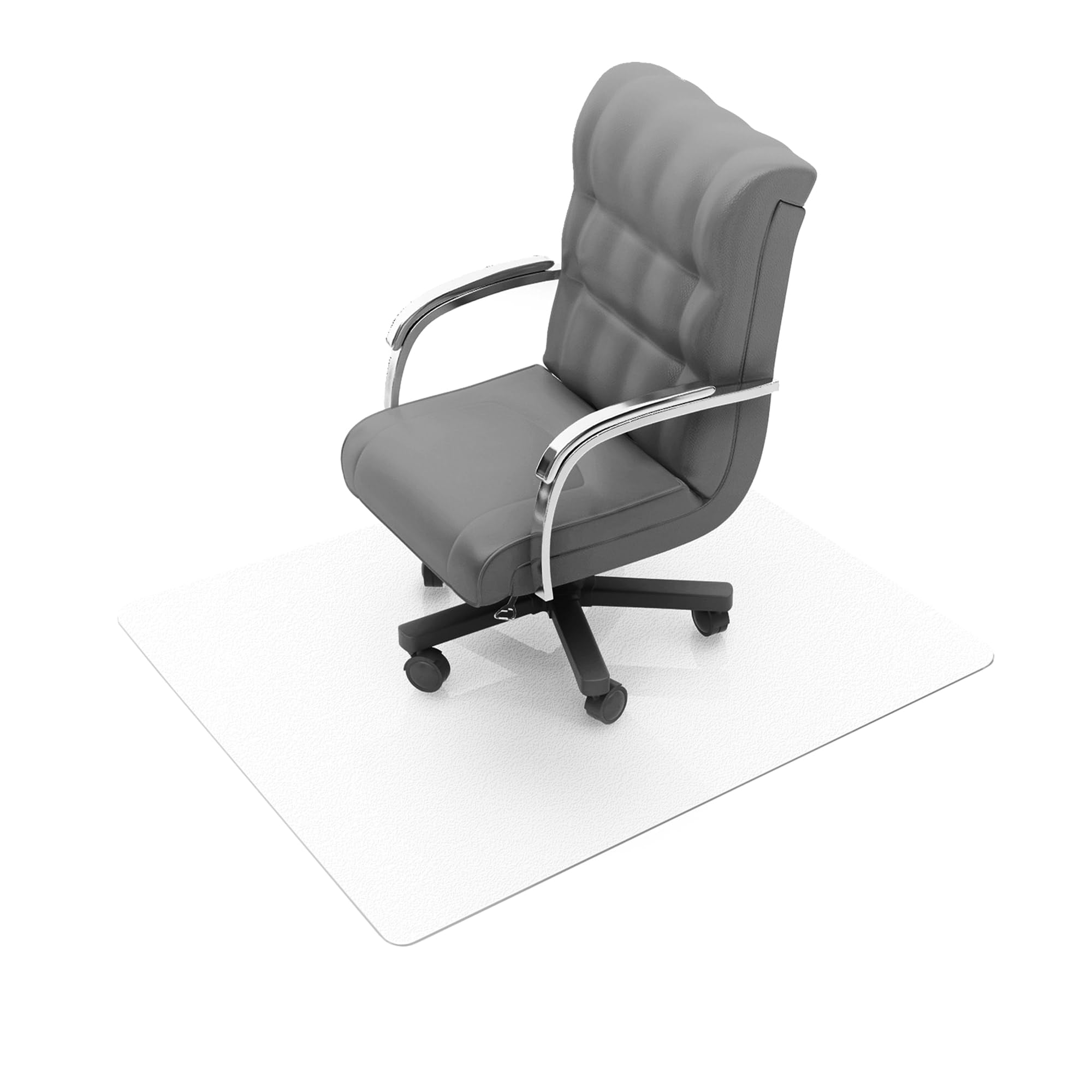 Floortex Polycarbonate Chair Mat 47" x 30" for Hard Floors, 12197519ER, Clear
