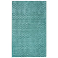 Rizzy Home | Tc8577 | Technique Collection | Wool Area Rug | 3' X 5' | Blue/Dark Teal Solid