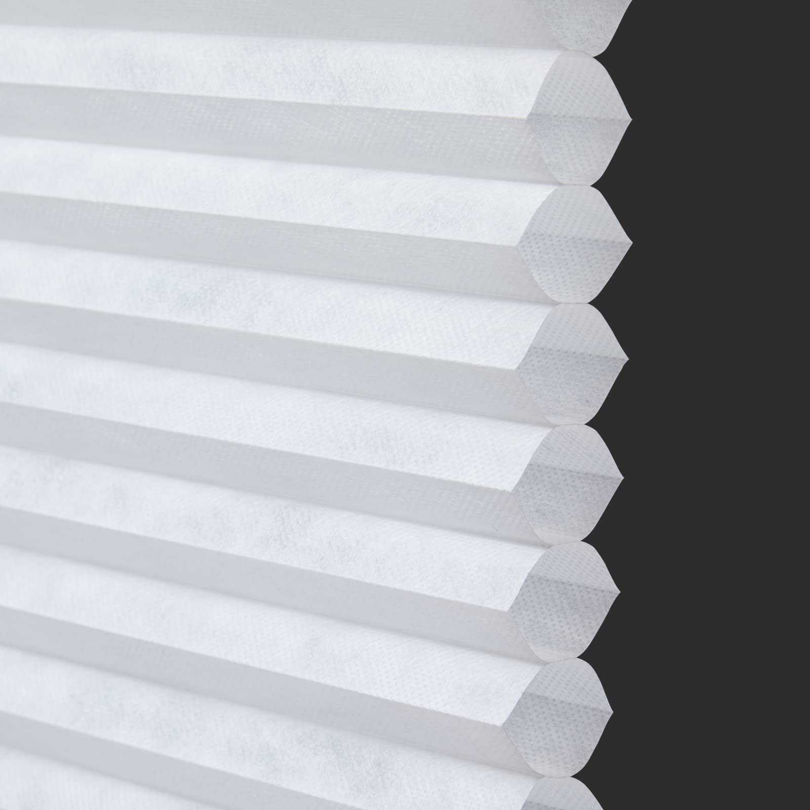 Persilux Honeycomb Blinds For Windows Cordless Cellular Shades Light Filtering 1.5'' Cell Room Darkening For Home, Sun White, 28
