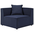 Modway Eei-4385-Nav Saybrook Outdoor Patio Upholstered 6-Piece Sectional Sofa, Navy
