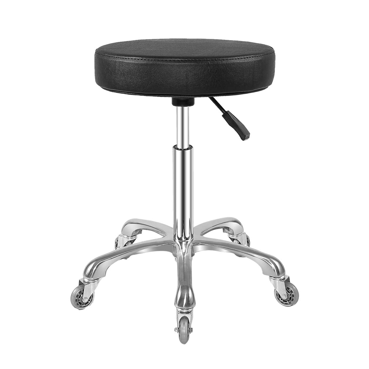 Ainilaily Rolling Stool with Wheels, Heavy Duty Hydraulic Stool for Shop Guitar Lab Tattoo Workbench Medical,Adjustable Massage 
