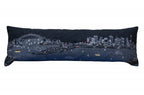 HomeRoots Grey 35' Black Sydney Nighttime Skyline Lumbar Decorative Pillow