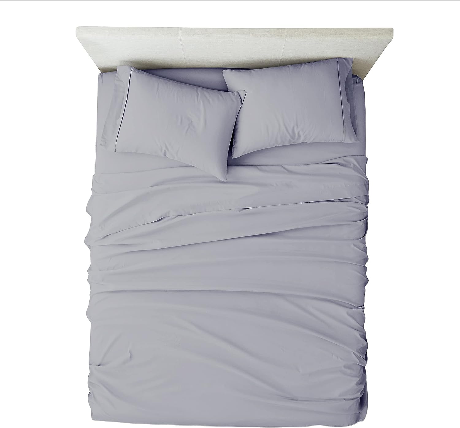 Split King Sheets Sets For Adjustable Bed Cotton-Split King Sheets Deep Pockets-5 Pcs -Split King Sheets For Adjustable Bed Twin Xl, Light Grey Solid 16 Inch Deep Sheets