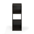 Furinno Pelli Cubic Storage Cabinet, 3x1, Espresso