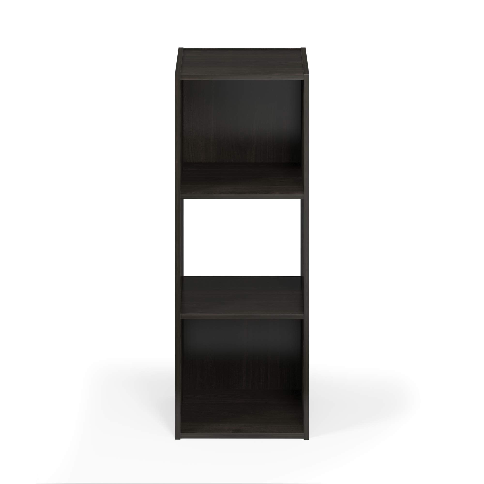 Furinno Pelli Cubic Storage Cabinet, 3x1, Espresso