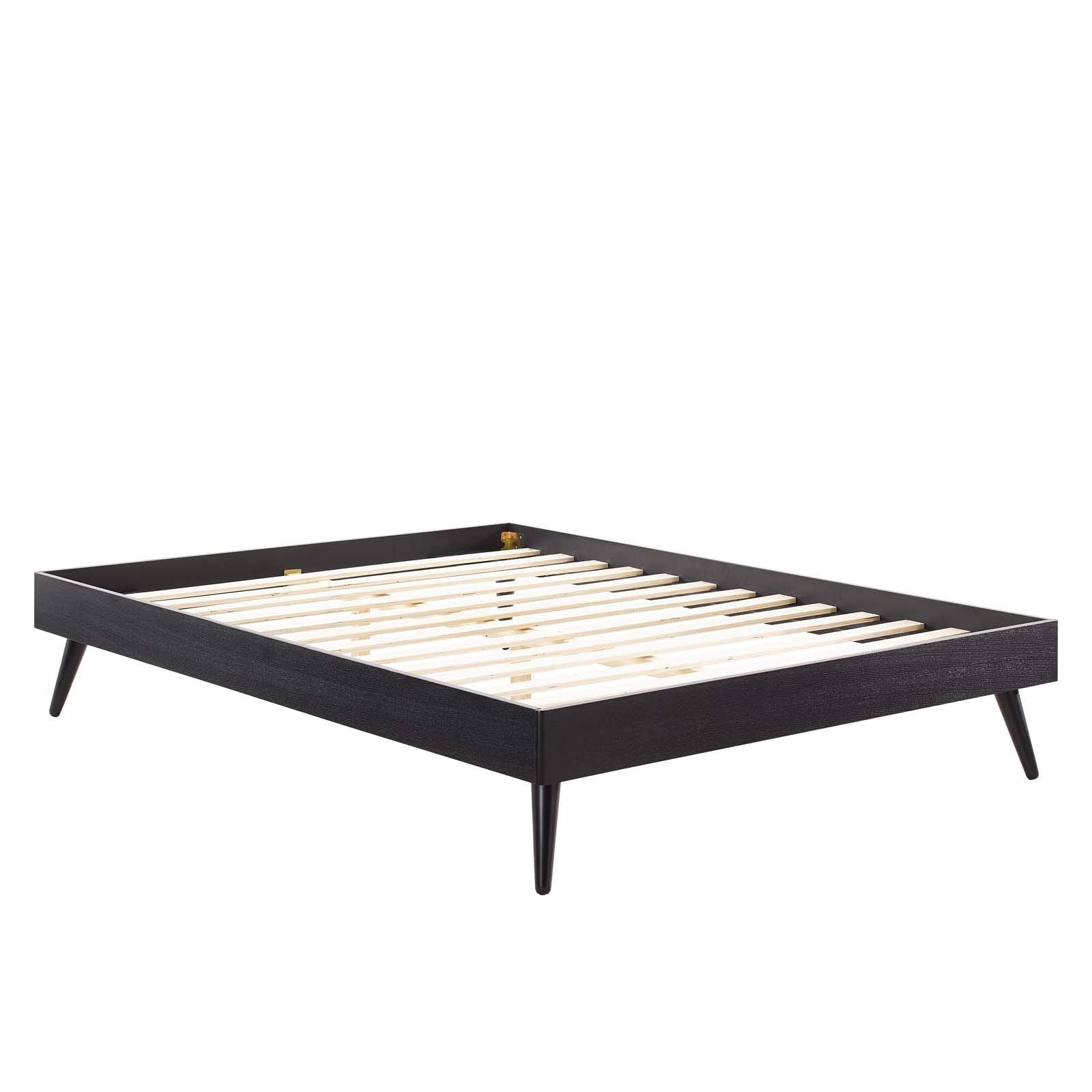 Modway Margo Queen Wood Platform Bed Frame In Black