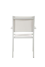 Pangea Home MIAMI 6AC WHT Dining Chairs Aluminum White