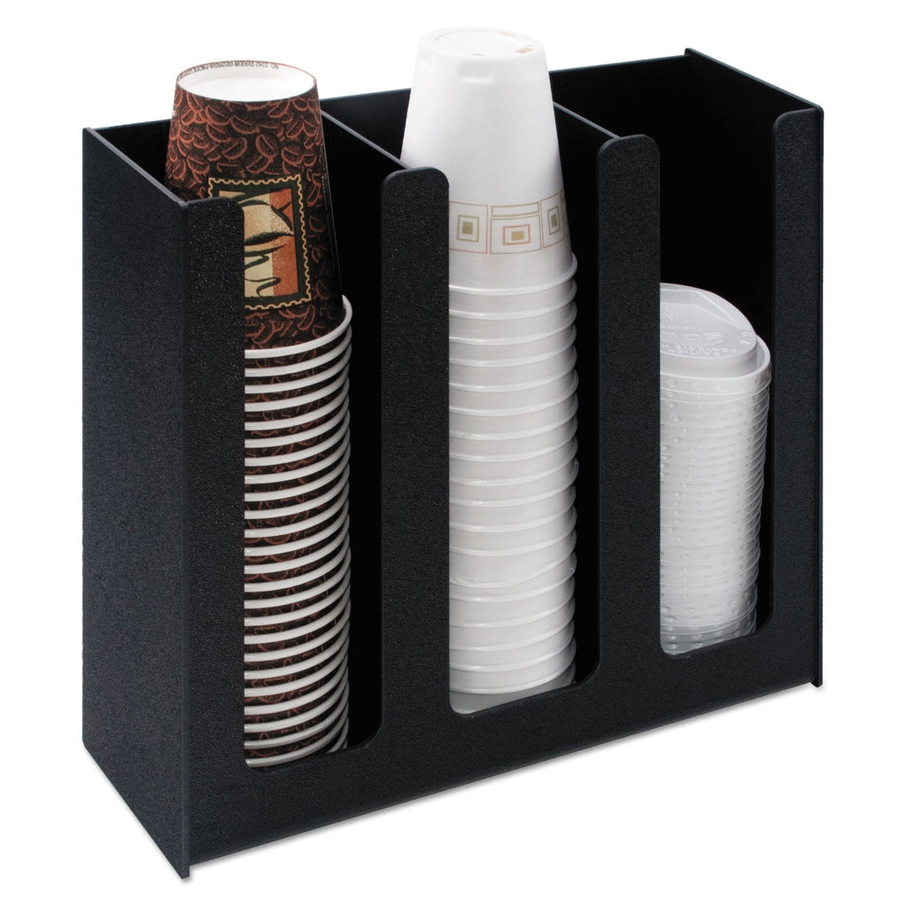 Vertiflex Vfpc1000 Cup Holder, 12 3/4W X 4 1/2D X 11 3/4D, Black