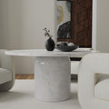 Neos Modern Furniture T0801R Dining Table, White/Gray