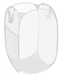 Durable Collapsible Laundry Baskets, Reinforced Mesh Pop Up Laundry Hamper, Foldable Clothes Hampers with Carry Handles for Laun