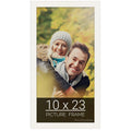 wallsthatspeak 10x23 white Picture Frame for Puzzles Posters Photos or Artwork