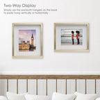 Mikasa Gold Gallery Frame - 11x14 Matted to 8x10, Elegant Gold Finish, Model 5247757