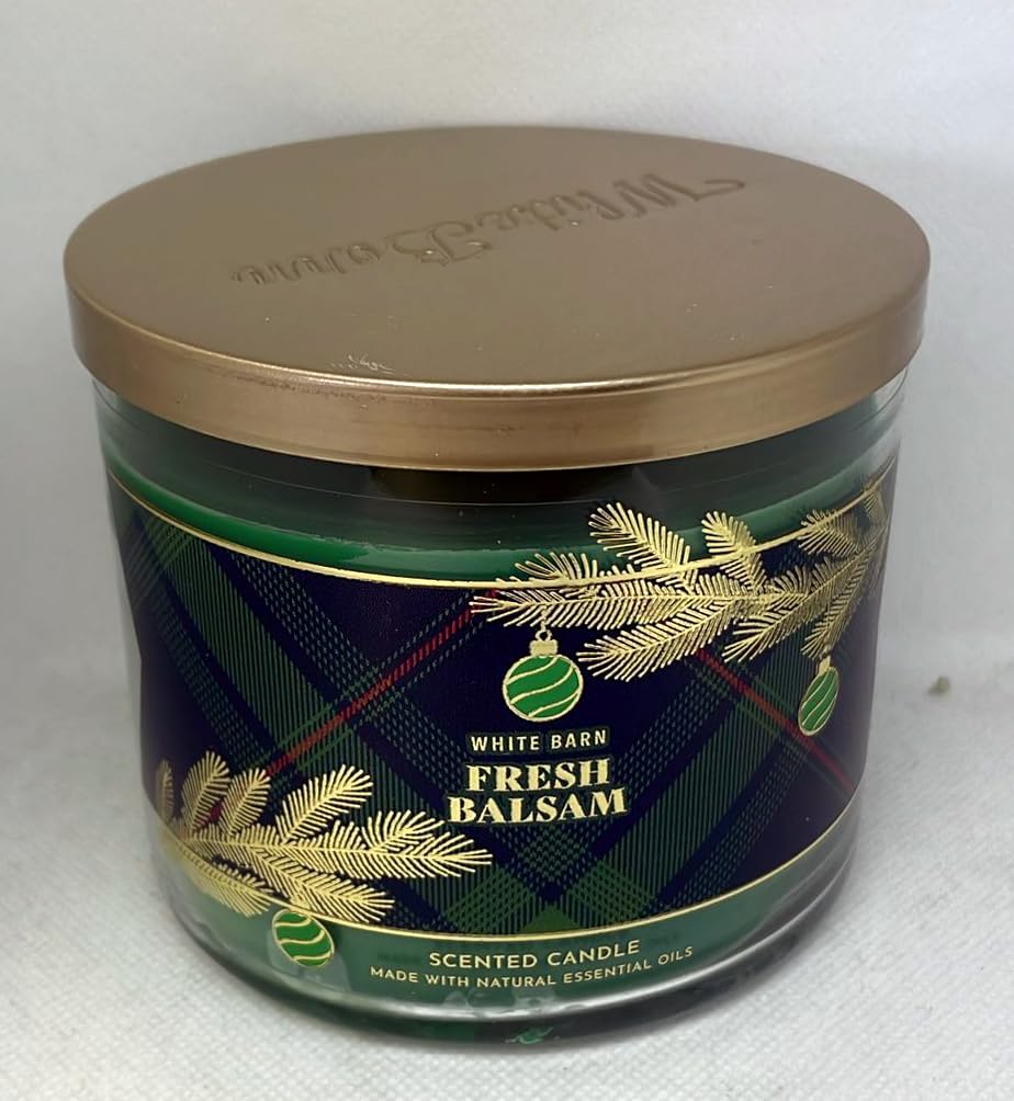 Bath & Body Works 3-Wick Candle in Fresh Balsam - packaging may vary