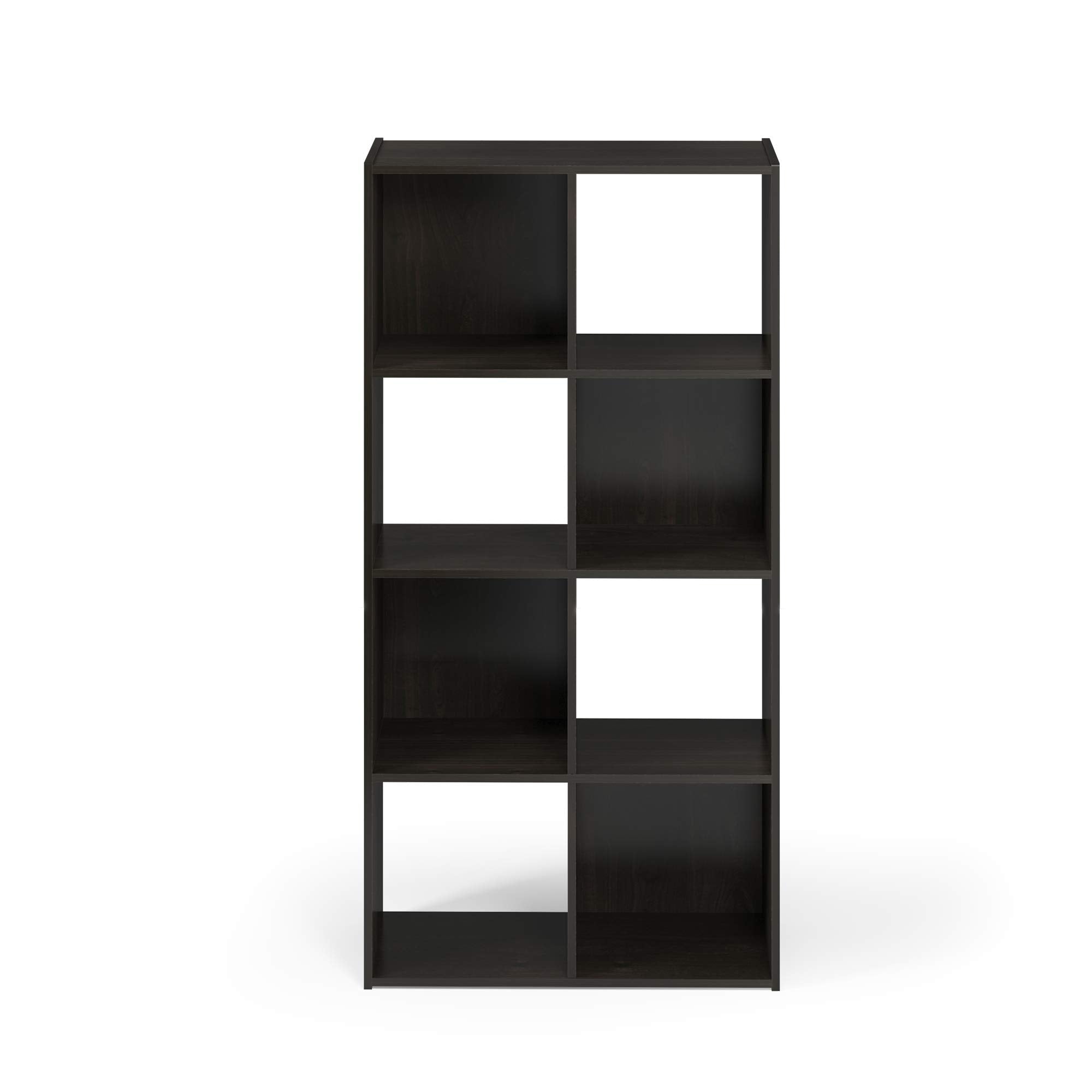 Furinno Pelli Cubic Storage Cabinet, 4x2, Espresso