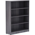 Lorell Weathered Charcoal Laminate Bookcase 48"x36"