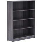 Lorell Weathered Charcoal Laminate Bookcase 48"x36"