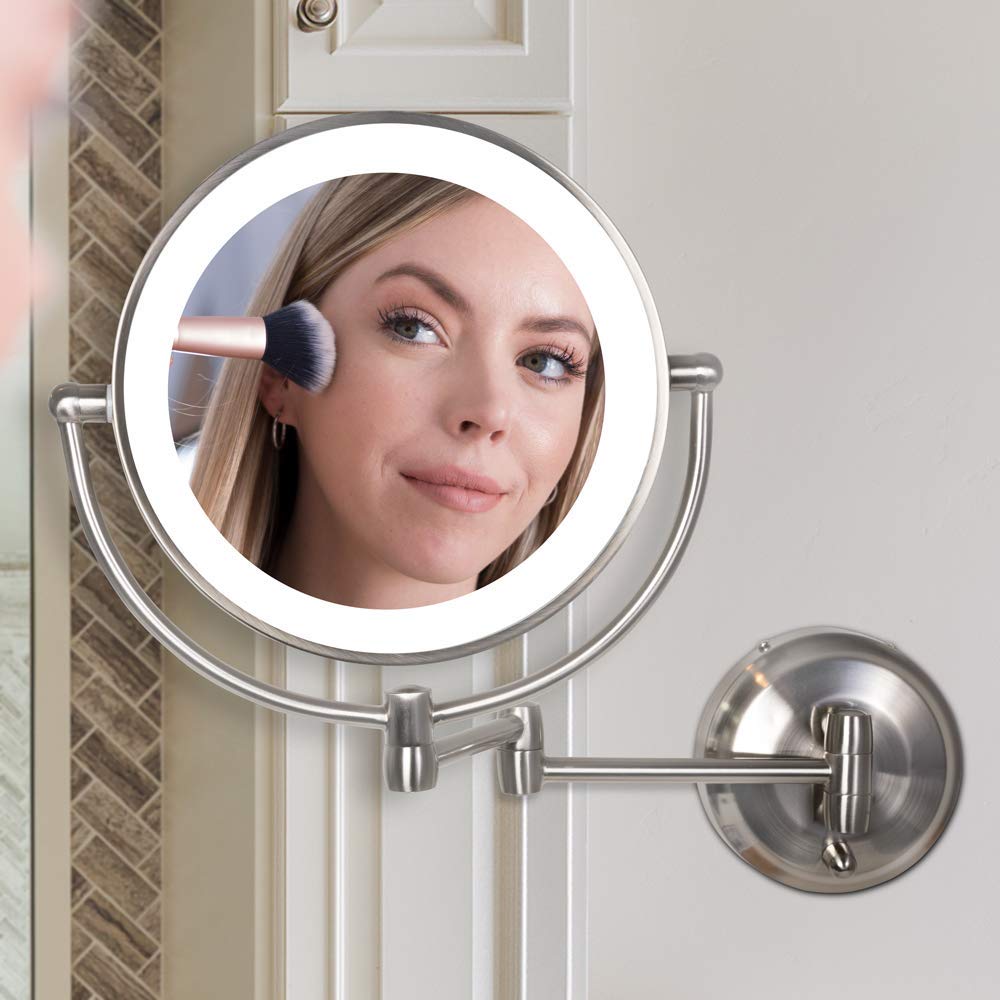 LAOYEBAOHE 2Pack LED Makeup Mirror Bulbs 20W Double-Sided Lighting 6000K Ceramic for Vanity Mirrors