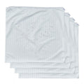 4 Pack Feather Proof Pillow Protectors 22x22 Waterproof Cover for Goose Down Square Throw Pillows