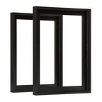 FOLKOR 9x12 Frame for Canvas Painting with 0.6-0.8    Deep, 2 Pack Floater Frame for Canvas Prints, Floating frame for Wall Art 