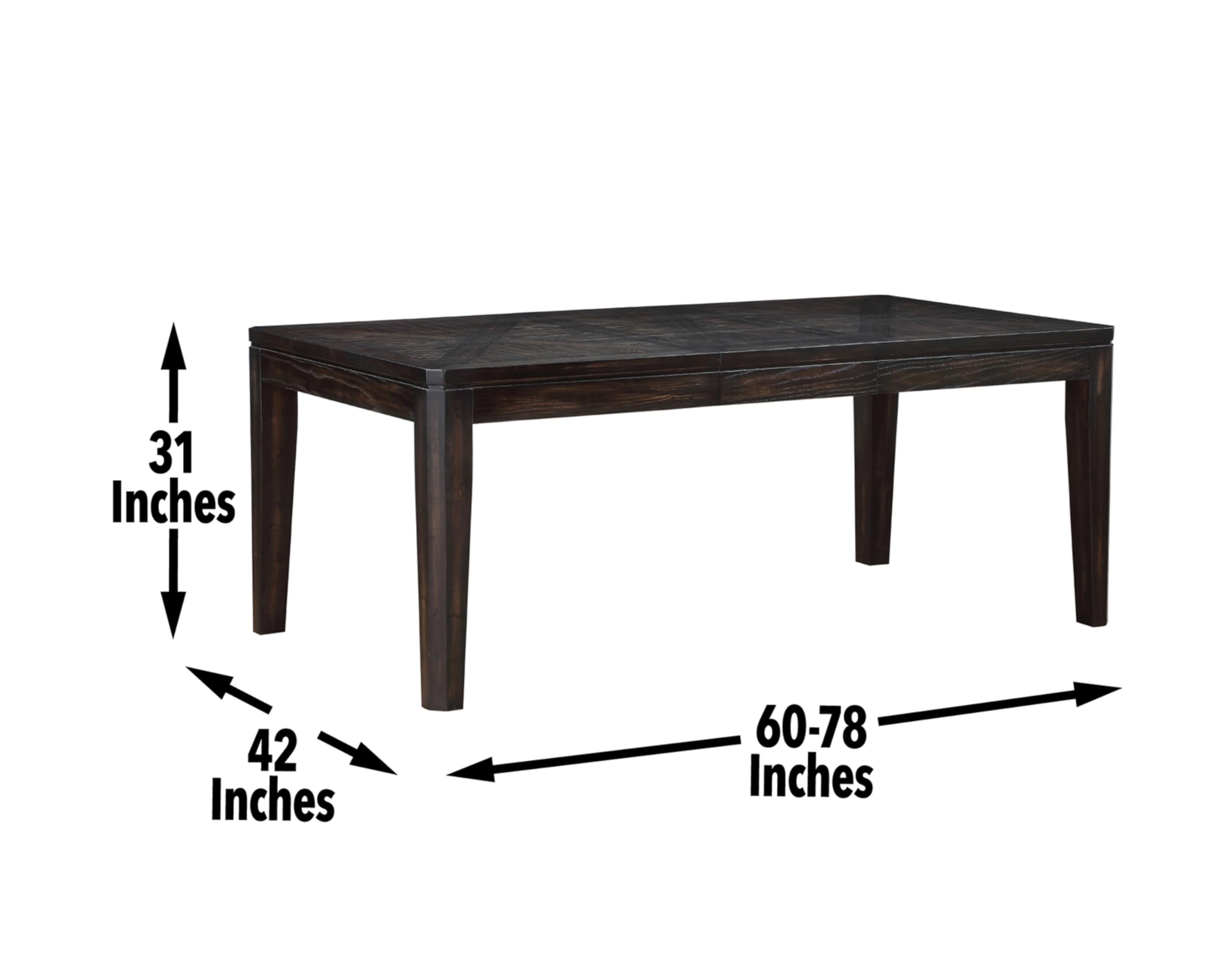 Steve Silver Co Ally Dining Table, Multi Color