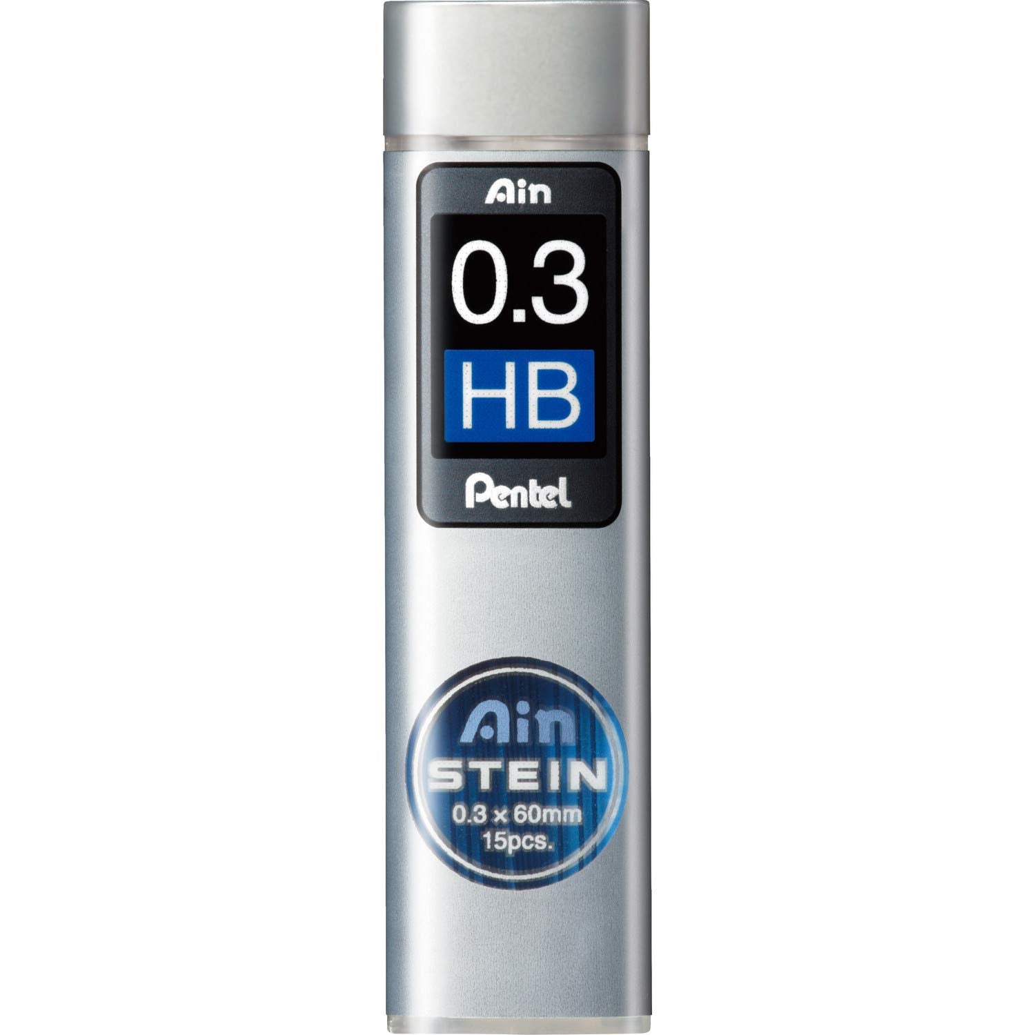 Pentel Mechanical Pencil Lead, Ain Stein, 0.3Mm, Hb (C273-Hb)