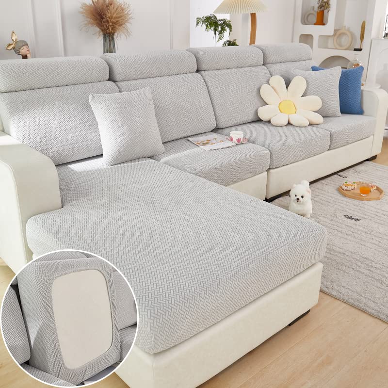 Jonuiony Universal Sofa Slipcover, Wear-Resistant Sofa Cover, L Shape Sectional Headrest Couch Covers, Sofa Head Rest Cushion Sl