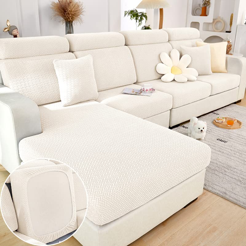 Jonuiony Universal Sofa Slipcover, 2024 Wear-Resistant Sofa Cover, L Shape Sectional Headrest Couch Cover, Sofa Head Rest Cushio