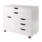 Ergode Wood Halifax 3-Section Mobile Storage Cabinet - Versatile & Compact