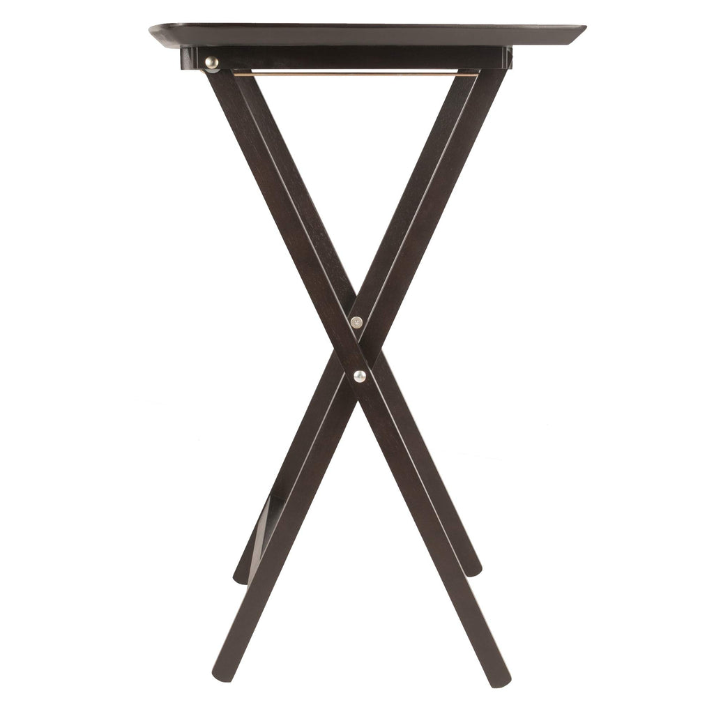 Winsome Anila Snack Table, Coffee, 23.86 x 16.77 x 25.83