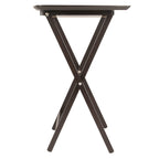 Winsome Anila Snack Table, Coffee, 23.86 x 16.77 x 25.83