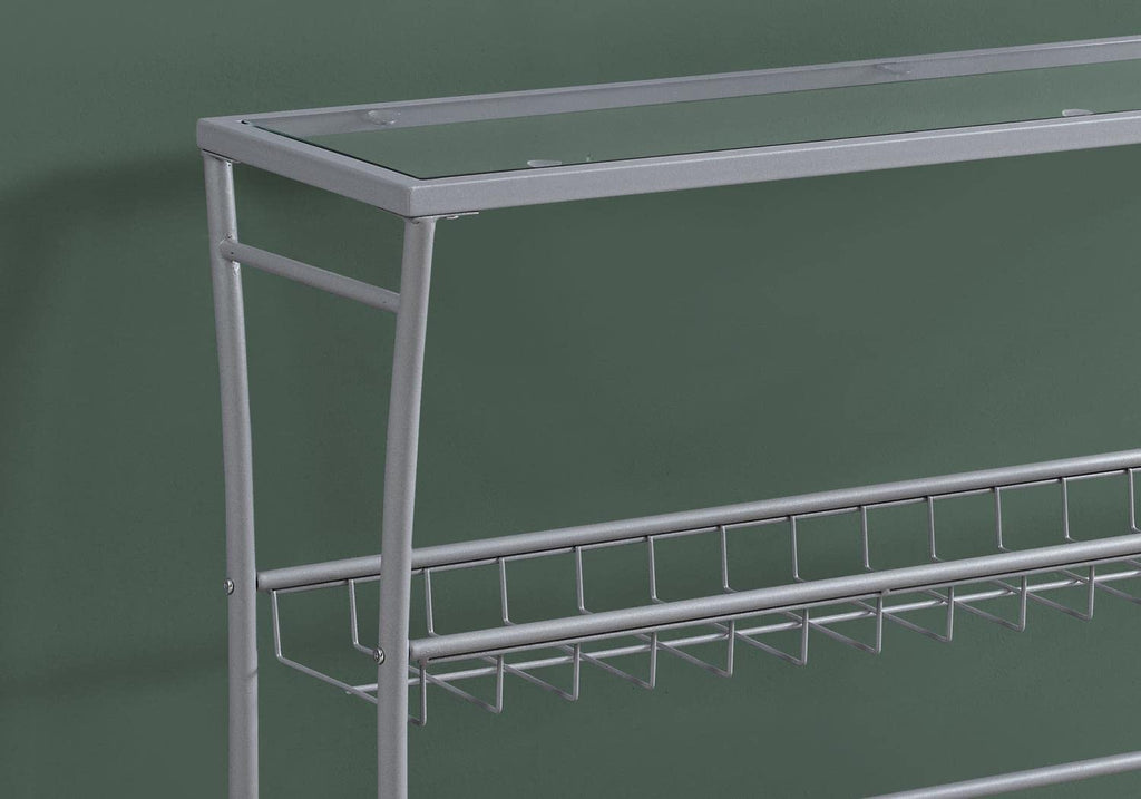 Monarch Specialties I Accent, Console Table, SILVER