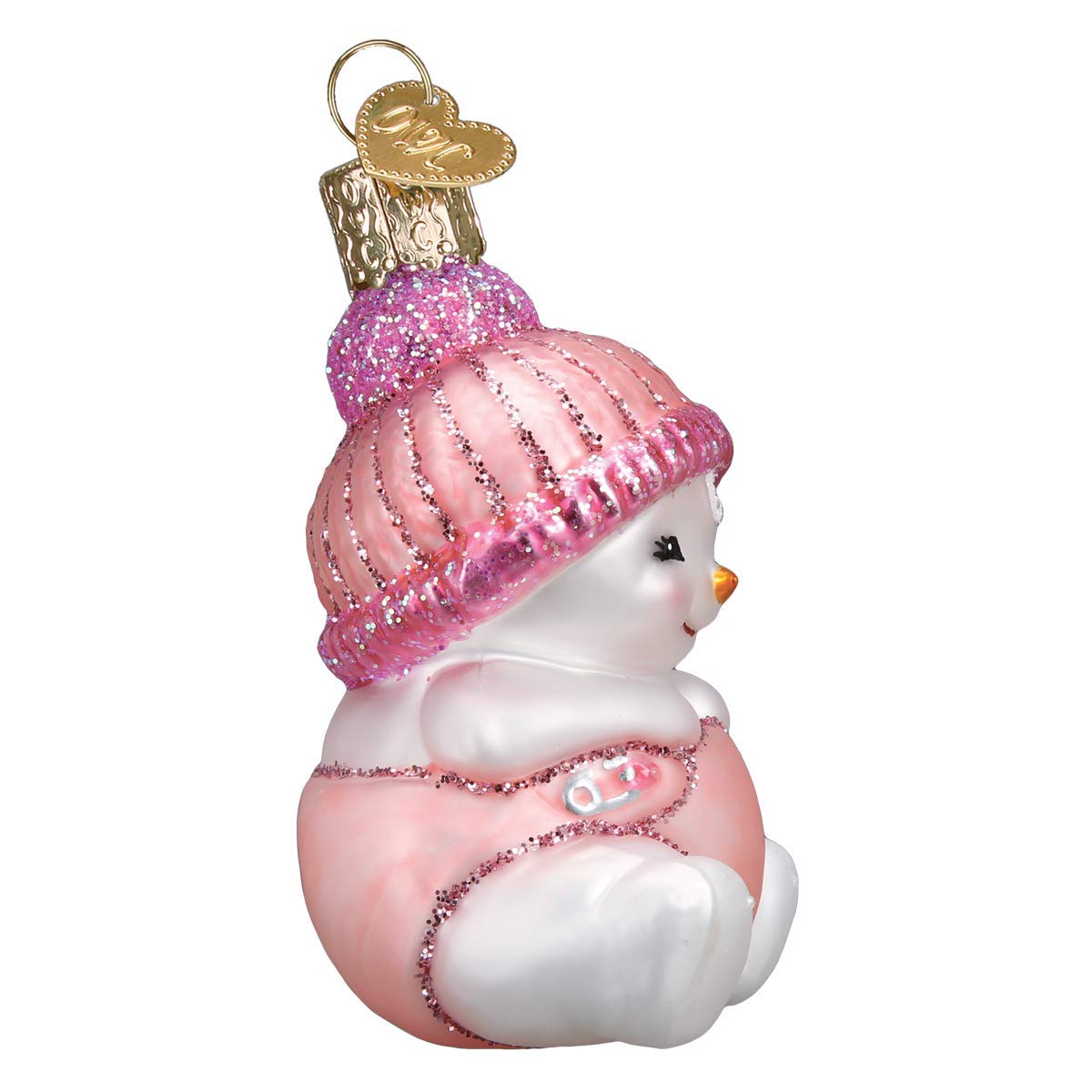 Old World Christmas Snow Baby Girl