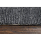 Rizzy Home Alora Decor Emerson 8' X 10' Solid Dk. Grey/Gray/Rust/Blue Hand-Tufted Area Rug