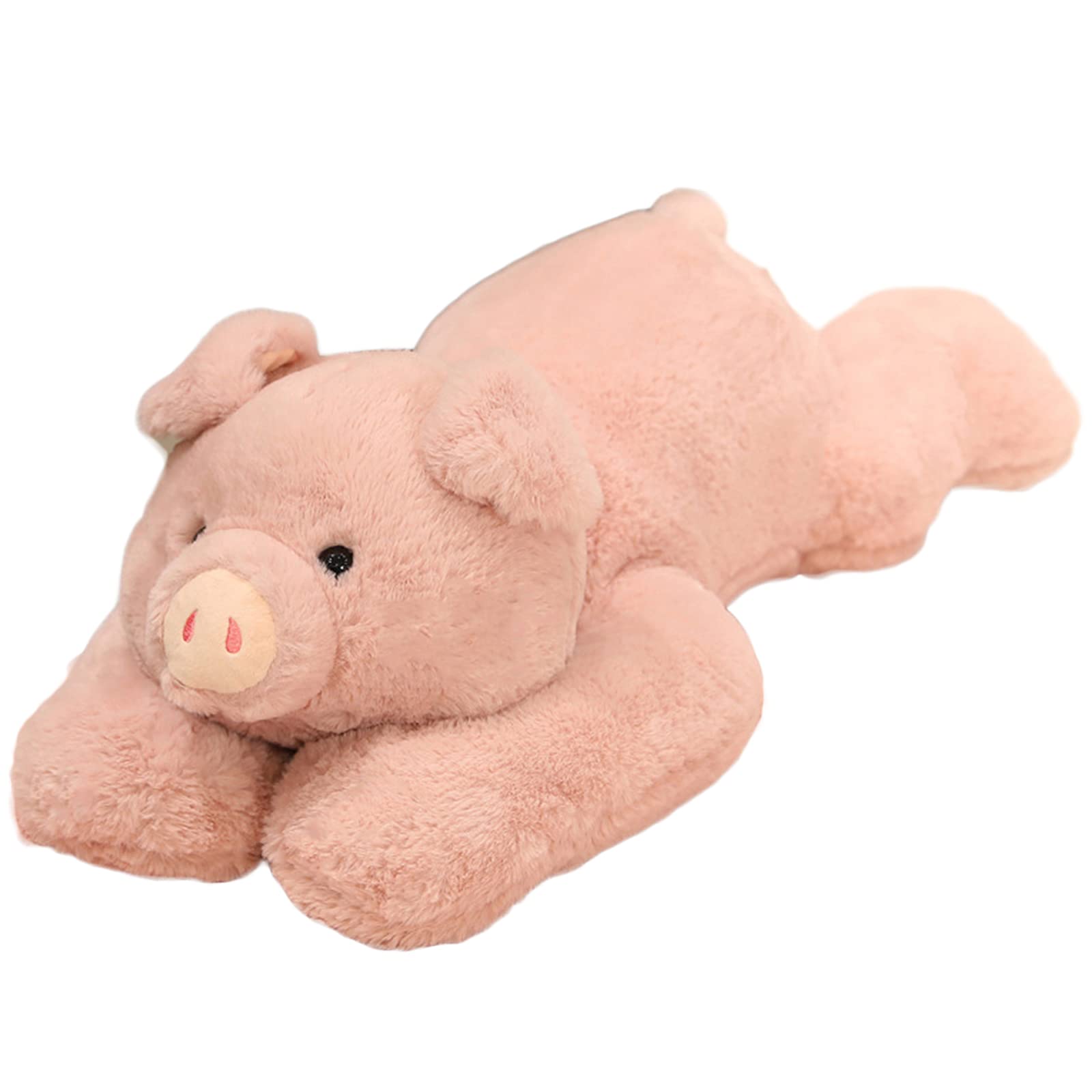 ronivia Weighted Stuffed Animals, 29.5' 6.2lbs Weighted Pig Stuffed Animal Toy Cute Pink Pig Plush Pillow Weighted Plush Animal