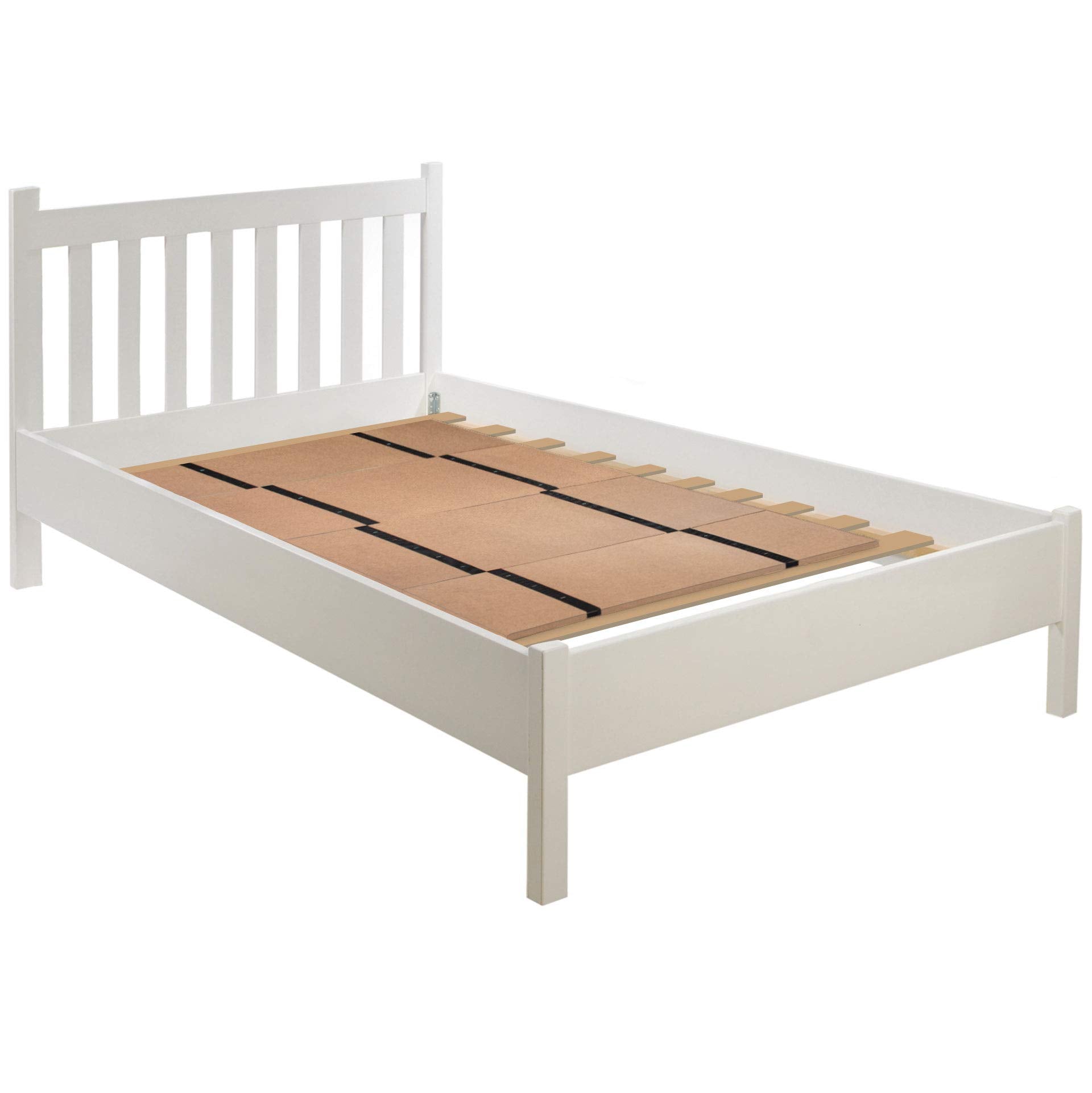 DMI Foldable Box Spring, Bunkie Board, Bed Support Slats for Support to Streamline and Minimize the Bed, No Assembly Needed, Ful